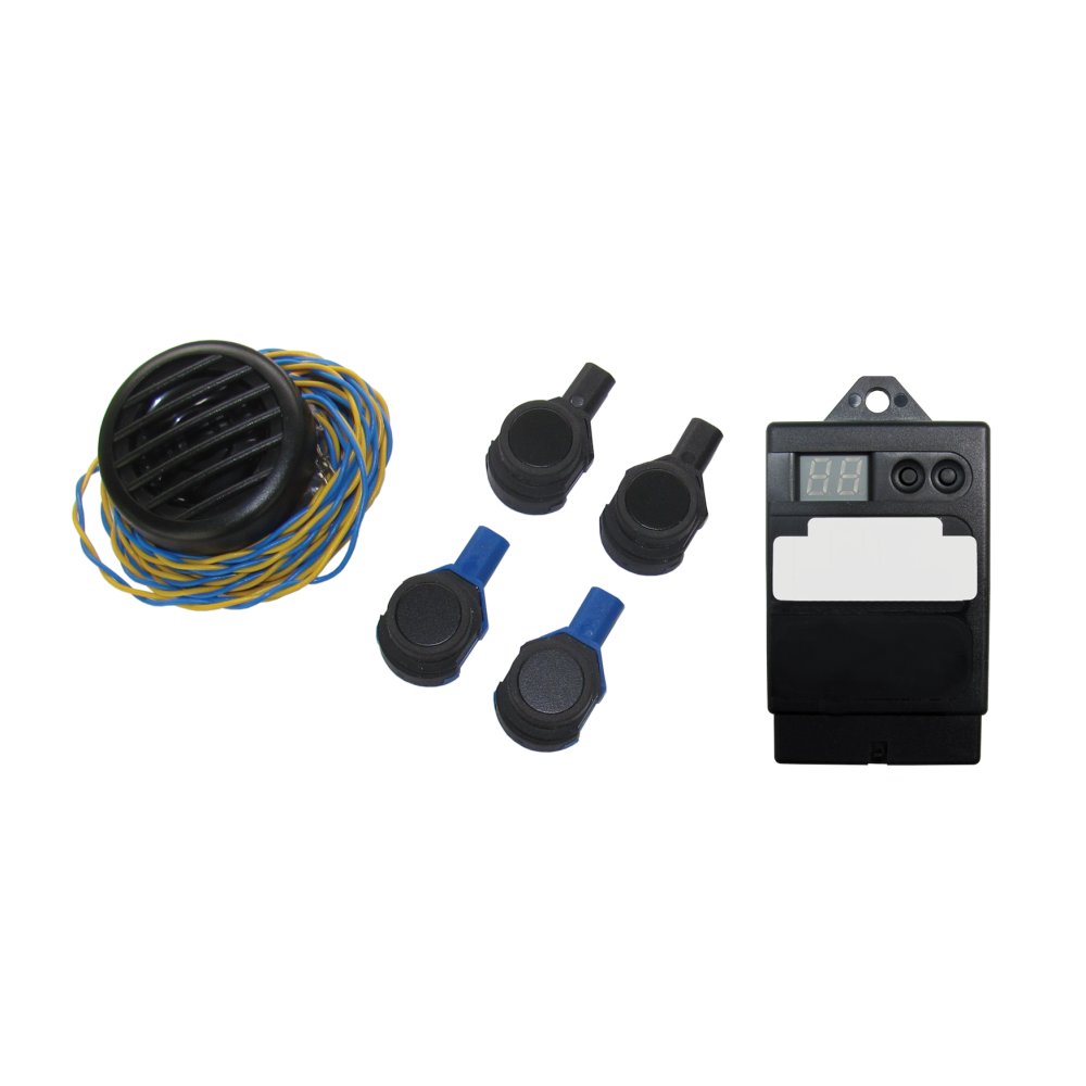 Kit Paser Evolution - Sensori di Parcheggio Flat Posteriori - Montaggio Interno - 18mm Kit Paser Evolution - Sensori di Parcheggio Flat Posteriori - Montaggio Interno - 18mm