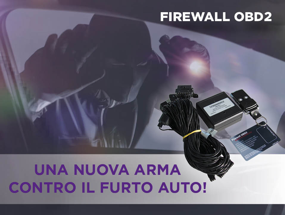 Firewall OBD2 - CARD + RADIOCOMANDO + CABLAGGIO